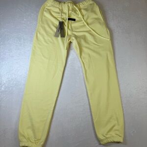 Essentials Fear Of God Light Yellow Joggers